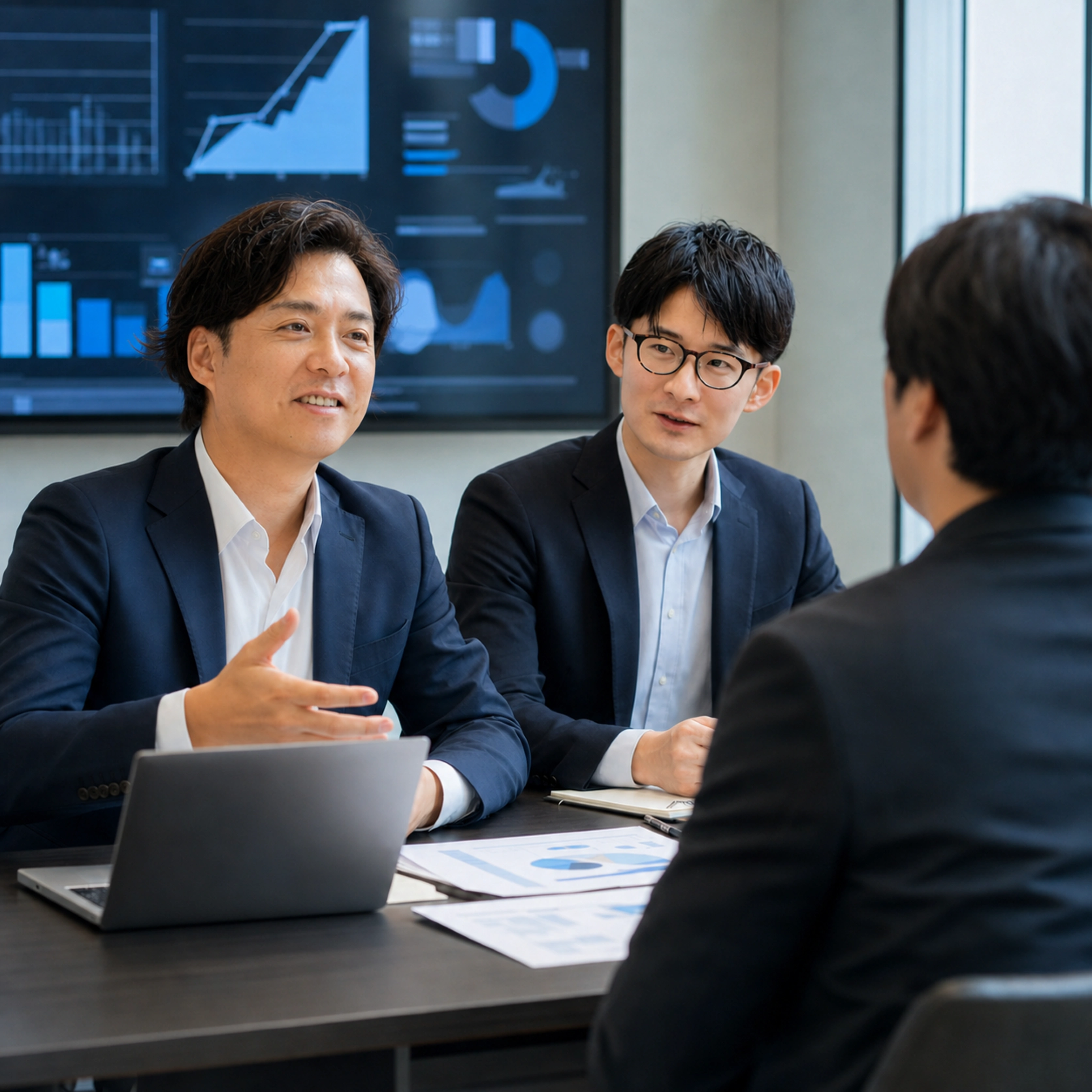 オンラインで相談を進めている場面のイメージ